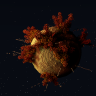 Exploding planet | Schematic |