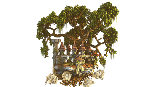 Castle Tree Spawn/lobby // FANCY // INCREDIBLE // WAS $10 !! // NOW ON NULLEDBUILDS PREMIUM // EPIC