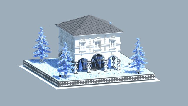 ❅ High Quality Winter Themed Factions Spawn [151x151] [WAS $2] ❅// SPOTS FOR NPCS AND CRATES // WOW