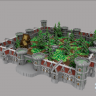 Large Red Factions Spawn [250x250] // PVP // CUSTOM AND HQ // FOUR PORTALS // HUGE!!! // SEE PICS