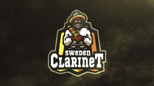 Sweden Clarinet Sport and Esports Logos