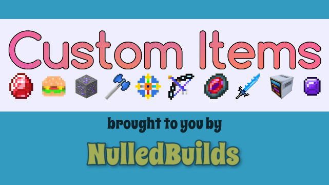 ⛏ Custom Items ✅ MUST HAVE ✅ Make NEW ITEMS & BLOCKS with NEW TEXTURES, Recipes, Events & Actions