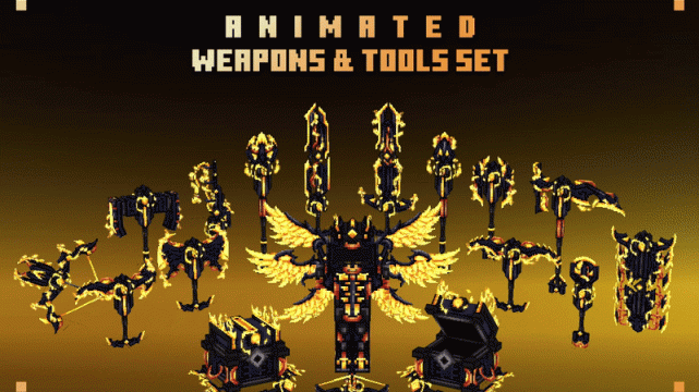 Nexus Animated Weapons & Tools Set