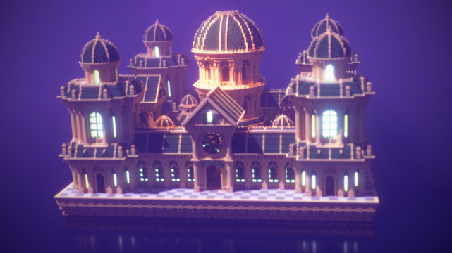 BEAUTIFUL Sandstone Palace Factions Spawn // HQ // PROFESSIONAL // HUB // LOBBY // PVP