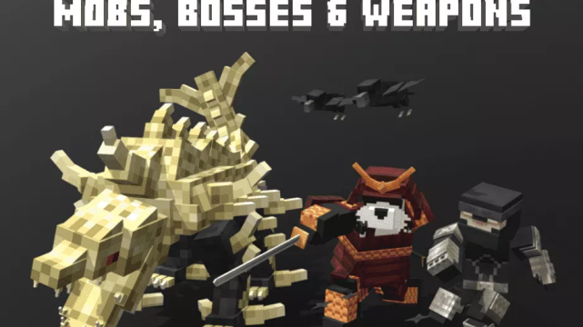 Ninja Pack | Mobs, Bosses, & Weapons